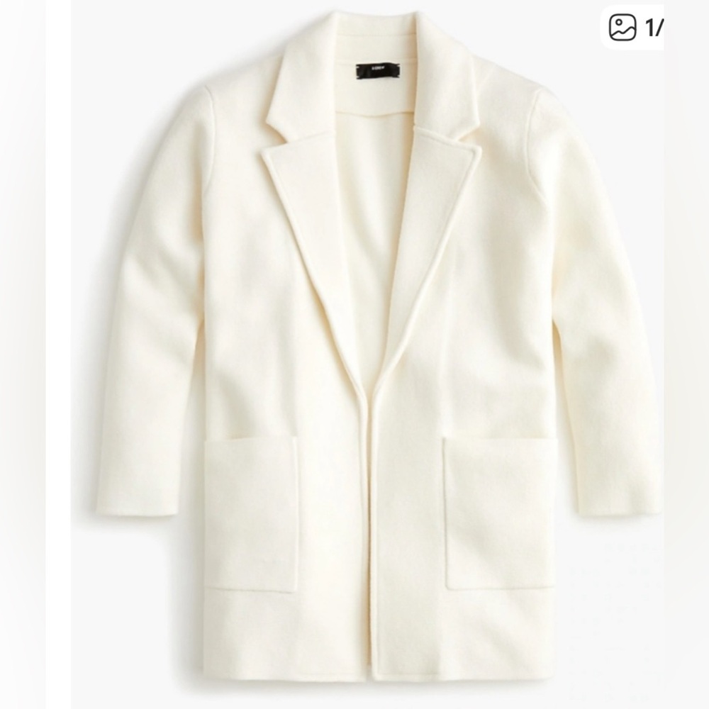 NWOT J Crew Sophie sweater blazer - size XS
